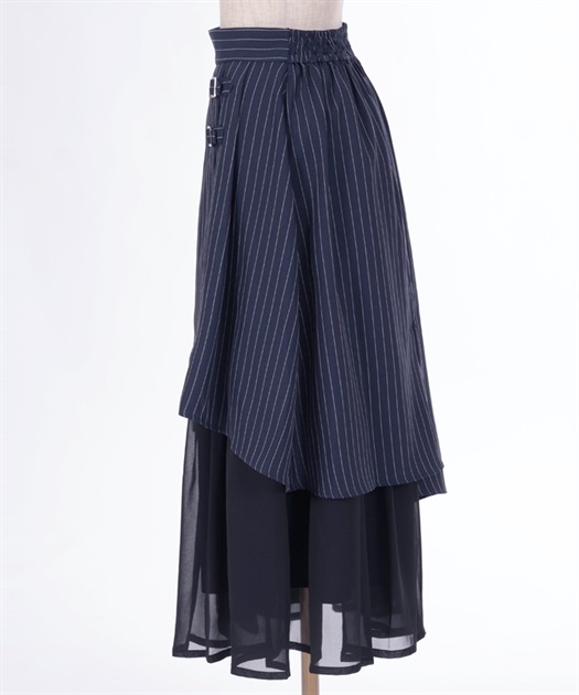 ル シェル ブルー - LE CIEL BLEU | Pin Stripe Satin Layer