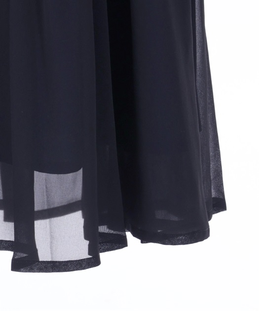 シフォン切替ストライプスカート | axes femme | axes femme シフォン切替ストライプスカート | axes femme | axes femme