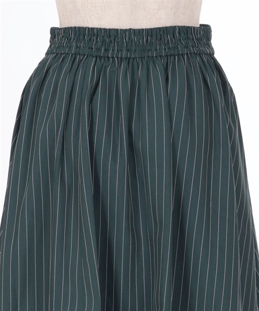 シフォン切替ストライプスカート【期間限定価格】 | outlet シフォン切替ストライプスカート【期間限定価格】 | outlet