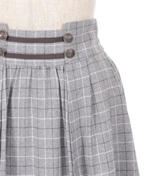 ハイウエストチェック柄スカート | レディース服・レディース