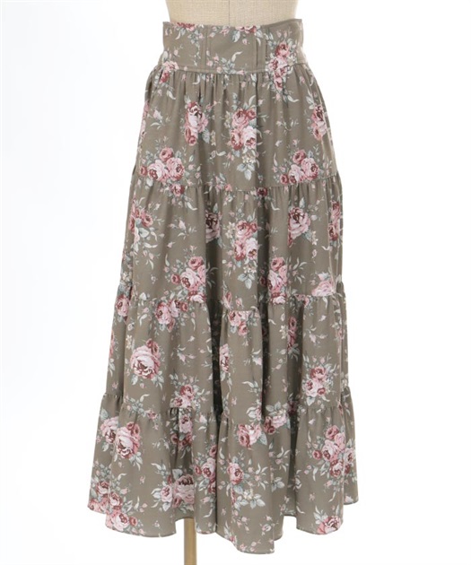 ブーケ柄スカート | outlet | axes femme online shop ブーケ柄スカート | outlet | axes femme online shop