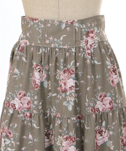 ブーケ柄スカート【期間限定価格】 | outlet | axes femme ブーケ柄スカート【期間限定価格】 | outlet | axes femme
