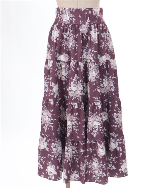 ブーケ柄スカート【期間限定価格】 | outlet | axes femme ブーケ柄スカート【期間限定価格】 | outlet | axes femme