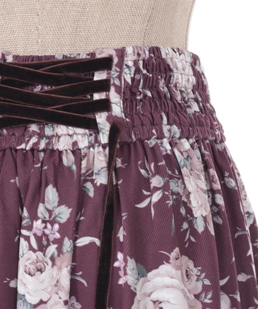 ブーケ柄スカート【期間限定価格】 | outlet | axes femme ブーケ柄スカート【期間限定価格】 | outlet | axes femme