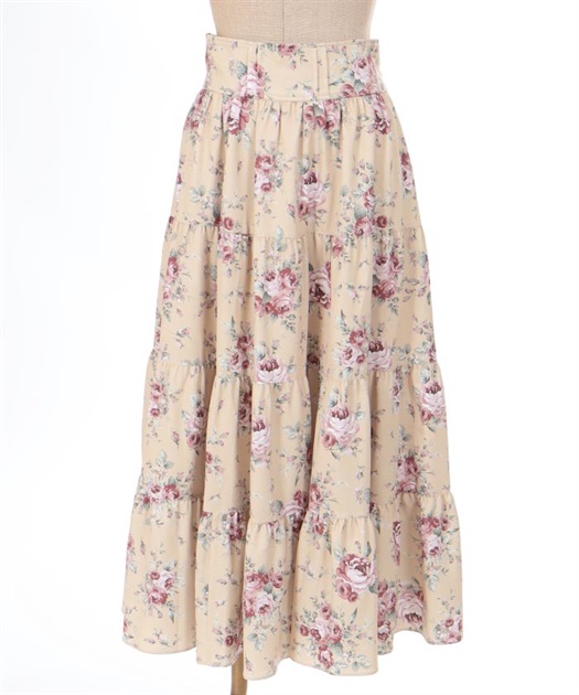 ブーケ柄スカート【期間限定価格】 | outlet | axes femme ブーケ柄スカート【期間限定価格】 | outlet | axes femme