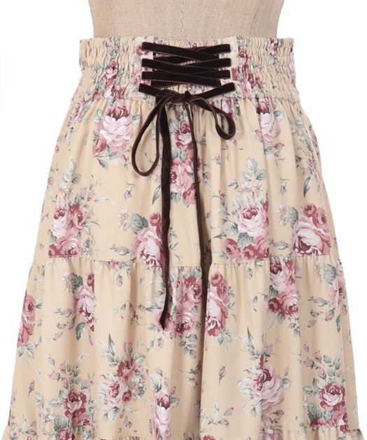 ブーケ柄スカート【期間限定価格】 | outlet | axes femme ブーケ柄スカート【期間限定価格】 | outlet | axes femme