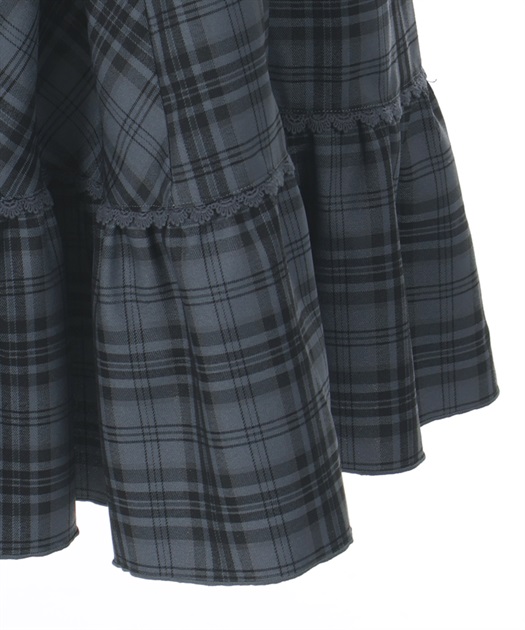 サスペンダー付チェック柄スカート | axes femme | axes femme サスペンダー付チェック柄スカート | axes femme | axes femme