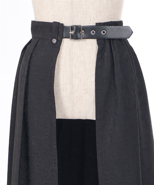 イレヘムプリーツ巻スカート | outlet | axes femme online shop イレヘムプリーツ巻スカート | outlet | axes femme online shop