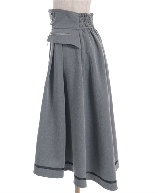 ジップ×フィッシュテールスカート | レディース服・レディース