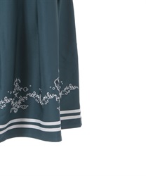 アクアマリン透かし刺繍スカート | outlet | axes femme online shop