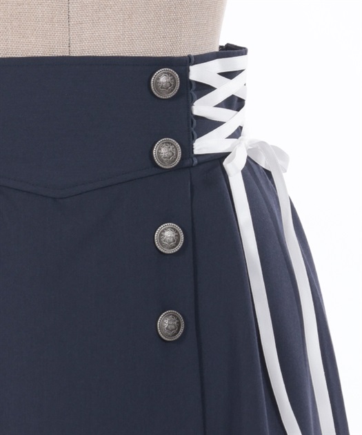 連ボタンクラシカルスカート | レディース服・レディース