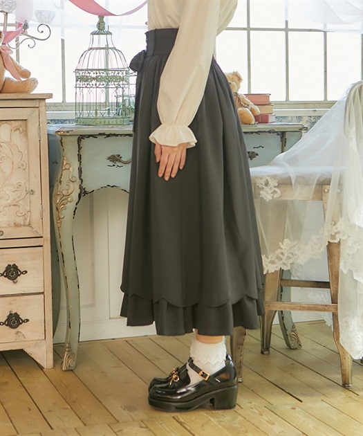 裾スカラップスカート | レディース服・レディースファッション 裾スカラップスカート | レディース服・レディースファッション