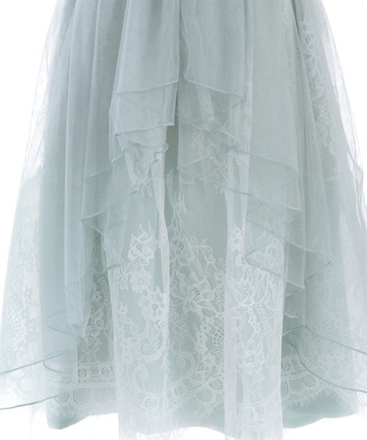 バックフリルチュールスカート | POETIQUE | axes femme online shop バックフリルチュールスカート | POETIQUE | axes femme online shop