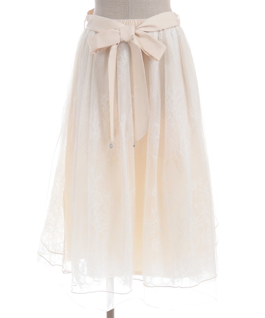 バックフリルチュールスカート | POETIQUE | axes femme online shop バックフリルチュールスカート | POETIQUE | axes femme online shop