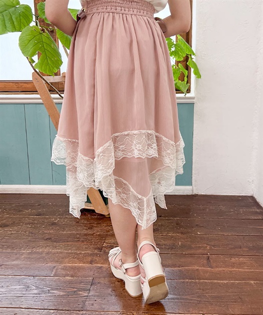 サイドリボンイレヘムスカート | outlet | axes femme online shop