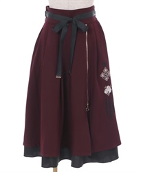 チャイナ刺繍ジップ付スカート | outlet | axes femme online shop チャイナ刺繍ジップ付スカート | outlet | axes femme online shop
