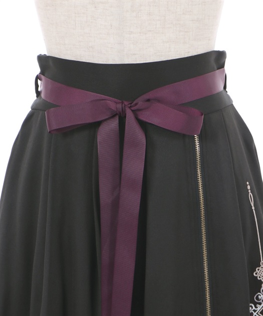 チャイナ刺繍ジップ付スカート | outlet | axes femme online shop チャイナ刺繍ジップ付スカート | outlet | axes femme online shop