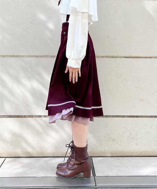 オーナメント刺繍サス付きスカート | outlet | axes femme オーナメント刺繍サス付きスカート | outlet | axes femme