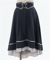 ダブル釦フィッシュテールスカート | レディース服・レディース ダブル釦フィッシュテールスカート | レディース服・レディース