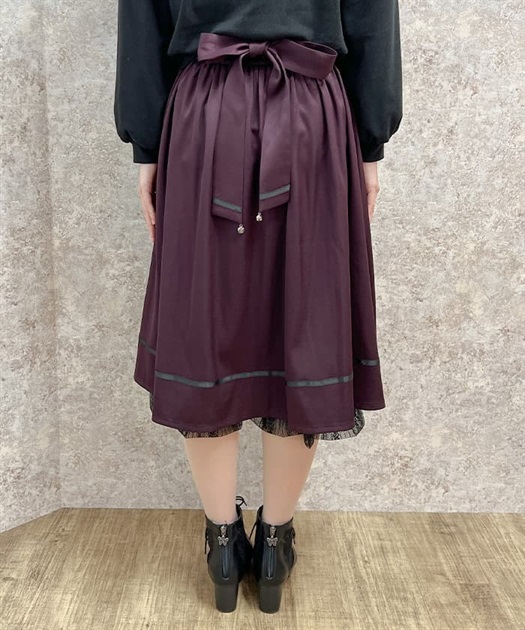 猫×メッセージ刺繍スカート | outlet | axes femme online shop 猫×メッセージ刺繍スカート | outlet | axes femme online shop