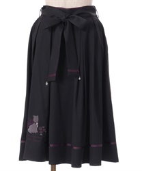 猫×メッセージ刺繍スカート | axes femme | axes femme online shop