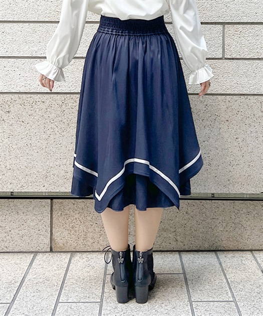 ブーケ刺繍イレヘムスカート【期間限定価格】 | レディース服 ブーケ刺繍イレヘムスカート【期間限定価格】 | レディース服