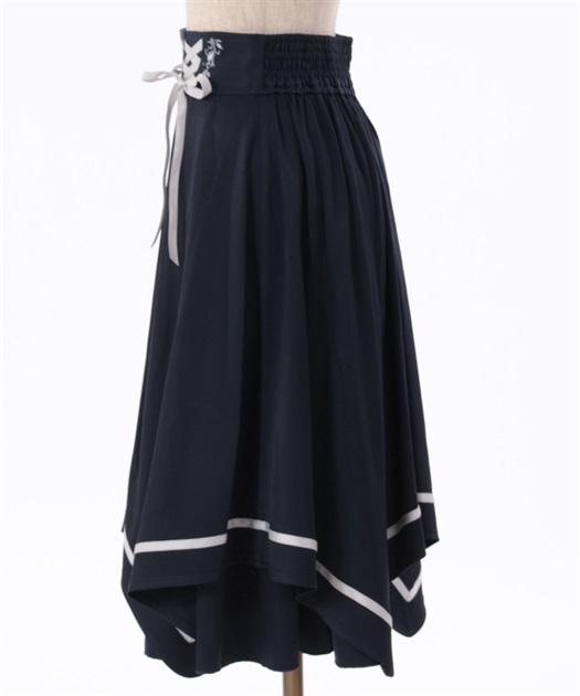 ブーケ刺繍イレヘムスカート | axes femme | axes femme online shop ブーケ刺繍イレヘムスカート | axes femme | axes femme online shop