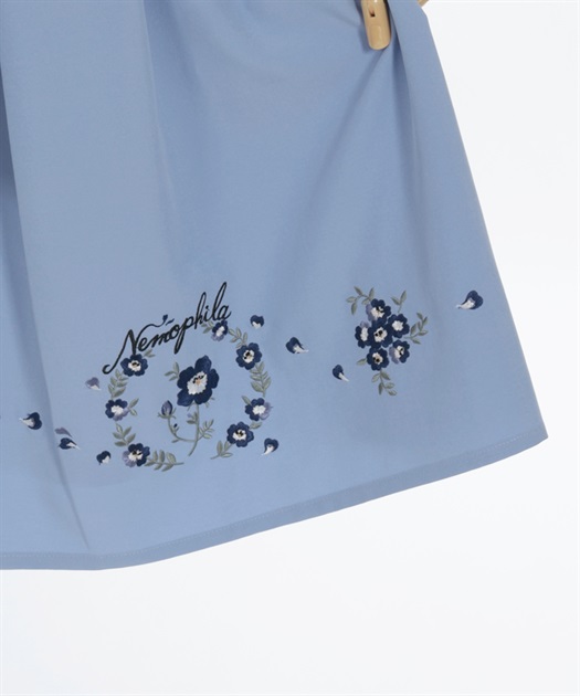 ネモフィラ刺繍ベルト付スカート | 衣料 | axes femme online shop