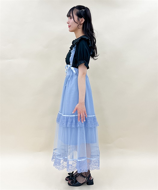 チュールフリルサス付スカート | レディース服・レディース チュールフリルサス付スカート | レディース服・レディース
