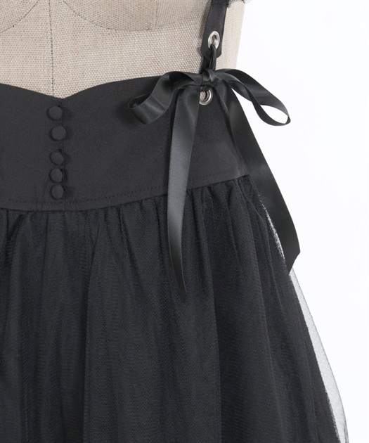 チュールフリルサス付スカート | outlet | axes femme online shop チュールフリルサス付スカート | outlet | axes femme online shop