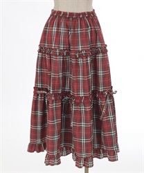 チェック柄ティアードスカート | POETIQUE | axes femme online shop チェック柄ティアードスカート | POETIQUE | axes femme online shop