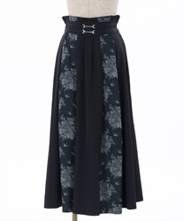 燕×薔薇柄パッチワークスカート | outlet | axes femme online shop
