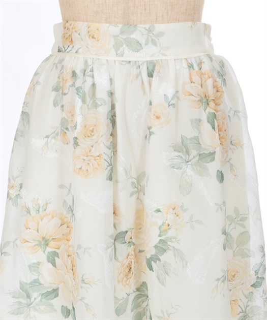 花柄シアージャカードスカート | outlet | axes femme online shop 花柄シアージャカードスカート | outlet | axes femme online shop