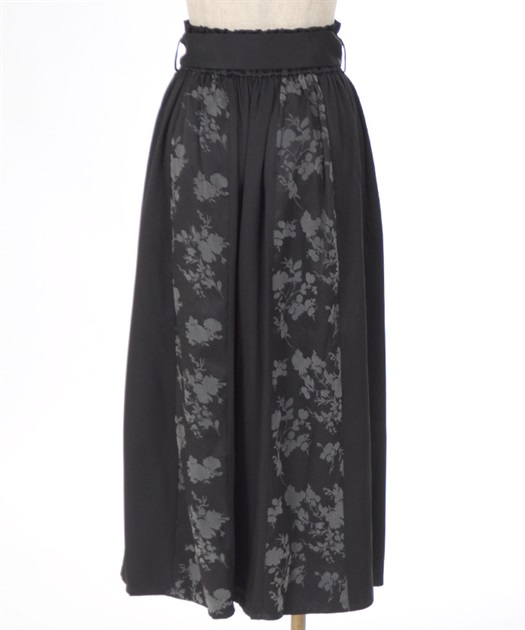 フラワーフロッキー切替スカート | axes femme | axes femme フラワーフロッキー切替スカート | axes femme | axes femme
