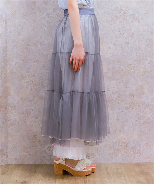 レイヤードチュールフリルスカート | レディース服・レディース レイヤードチュールフリルスカート | レディース服・レディース
