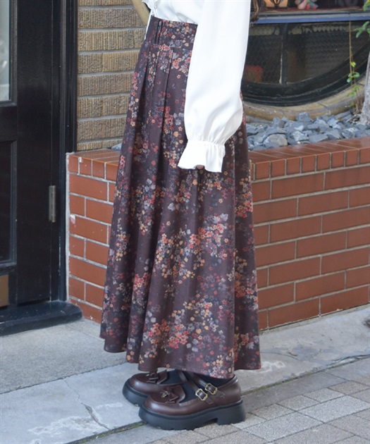 フローラルプリントスカート | axes femme | axes femme online shop