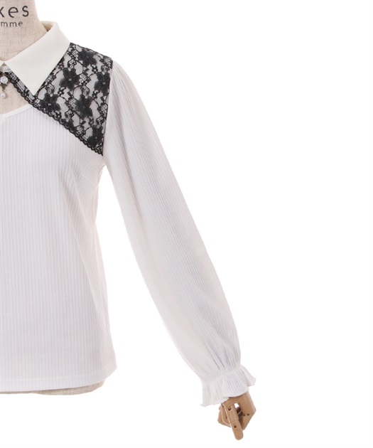 ローズチャーム付トップス | outlet | axes femme online shop
