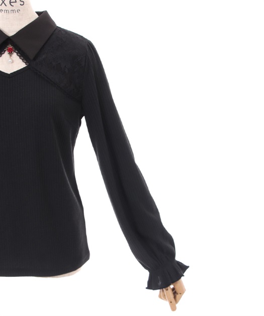 ローズチャーム付トップス | outlet | axes femme online shop