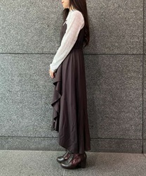 ビット付フリルキャミワンピース | outlet | axes femme online shop ビット付フリルキャミワンピース | outlet | axes femme online shop