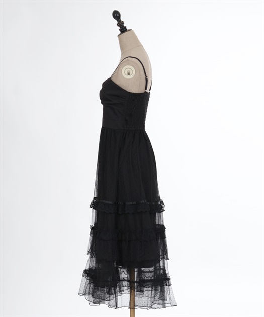 リボンデザインチュールワンピース | outlet | axes femme リボンデザインチュールワンピース | outlet | axes femme