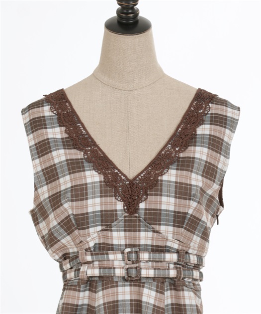 Vネックレトロワンピ | outlet | axes femme online shop
