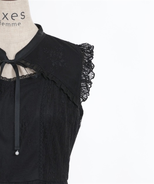 レースレイヤードノースリワンピース | レディース服 レースレイヤードノースリワンピース | レディース服