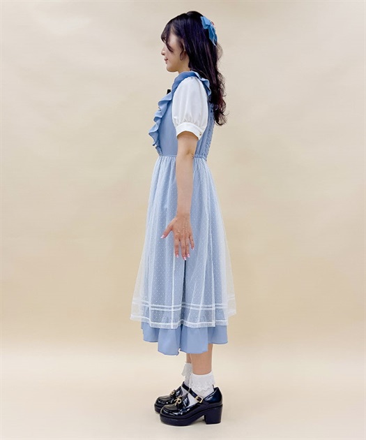 トランプ刺繍エプロン風ワンピース | レディース服・レディース トランプ刺繍エプロン風ワンピース | レディース服・レディース