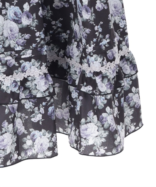 ビッグリボン×ローズ柄ジャンパースカート | 衣料 | axes femme