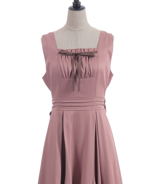 axes femmeリボン　フリルワンピース　チェック　リズリサ姫系 axes femmeリボン フリルワンピース チェック リズリサ姫系 ローズ