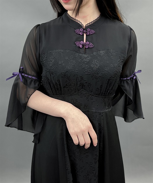 シャネル P49 レーヨン×シルク ノースリーブワンピース 38