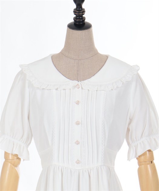 コットンレースデザインワンピース | レディース服・レディース コットンレースデザインワンピース | レディース服・レディース