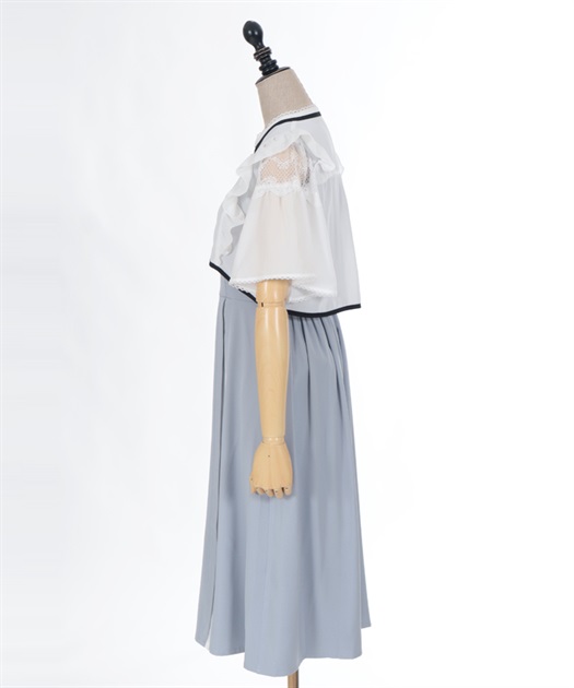 レイヤード風チャイナワンピース | 衣料 | axes femme online shop レイヤード風チャイナワンピース | 衣料 | axes femme online shop
