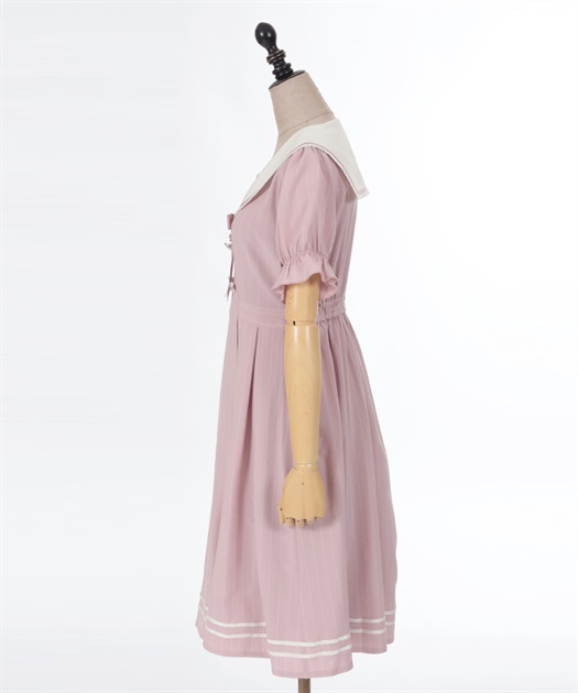 ストライプセーラーワンピース | outlet | axes femme online shop ストライプセーラーワンピース | outlet | axes femme online shop