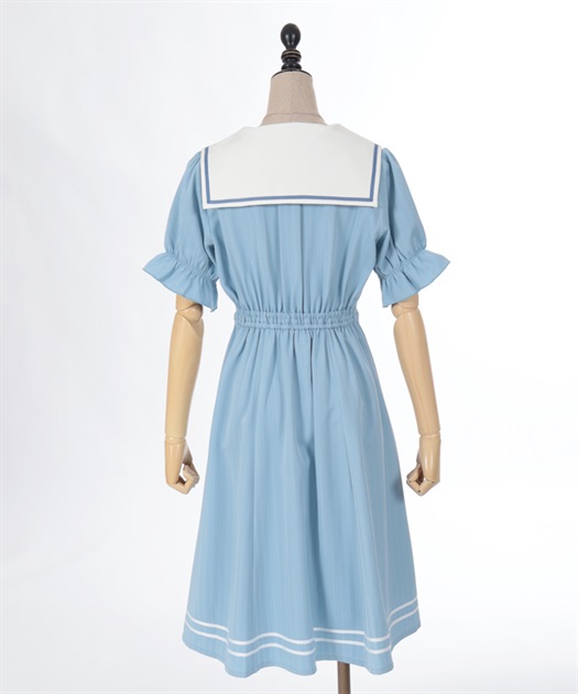 ストライプセーラーワンピース | outlet | axes femme online shop ストライプセーラーワンピース | outlet | axes femme online shop